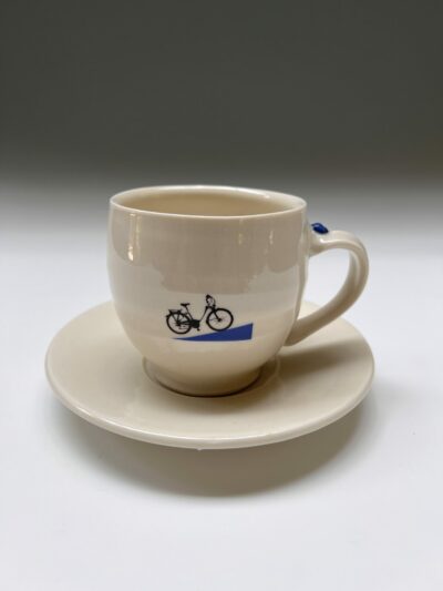 Cup and Saucer with Bike