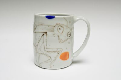 Porcelain Mug "Preying Mantis Sneaker"
