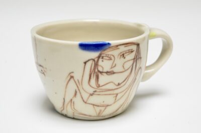Porcelain Cup "Spider Fear"