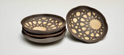 Set of four Dishes w/ Seljuk Pattern