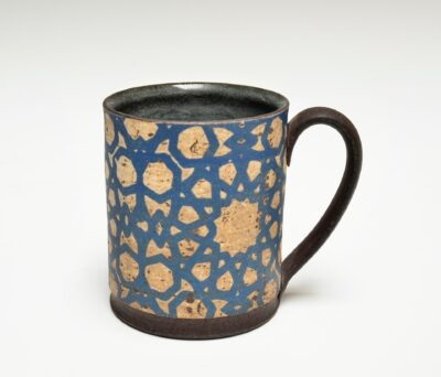 Tankard with Blue Pattern