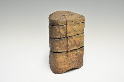 Black and Golden Stacked Jar