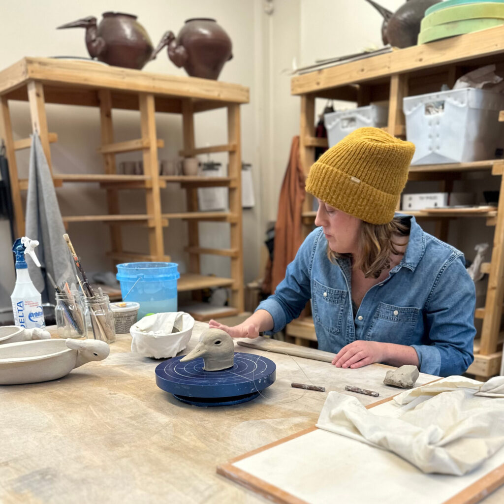 Megan Thomas Working