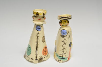 Two Candle Sticks 8d and 9d. priced separately