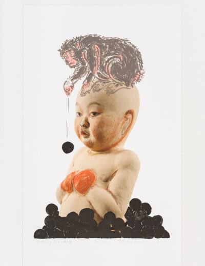 Akio Takamori "Sitting Monkey" 2011