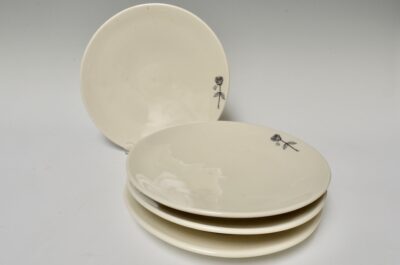 Set of 4 lunch plates
