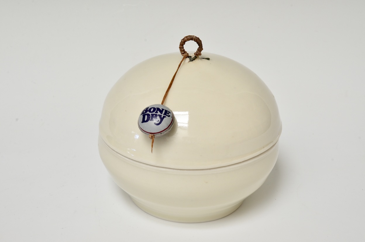 Covered Jar “Bone Dry”