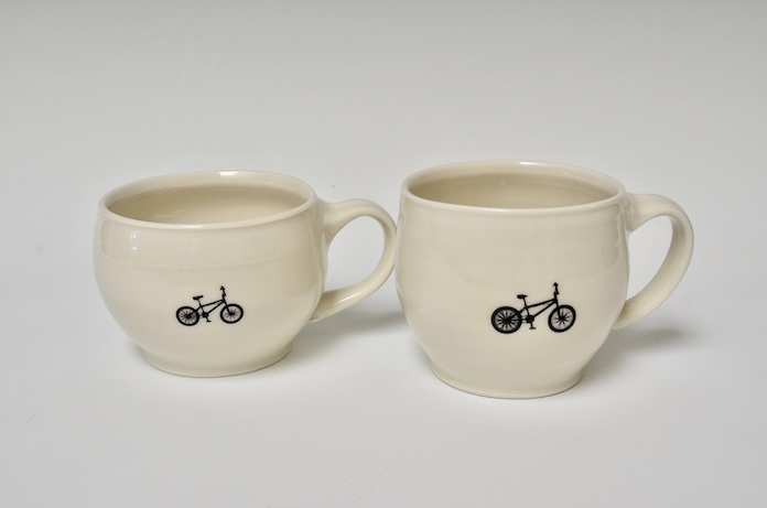 Bicycle Decal cups Sandy Simon